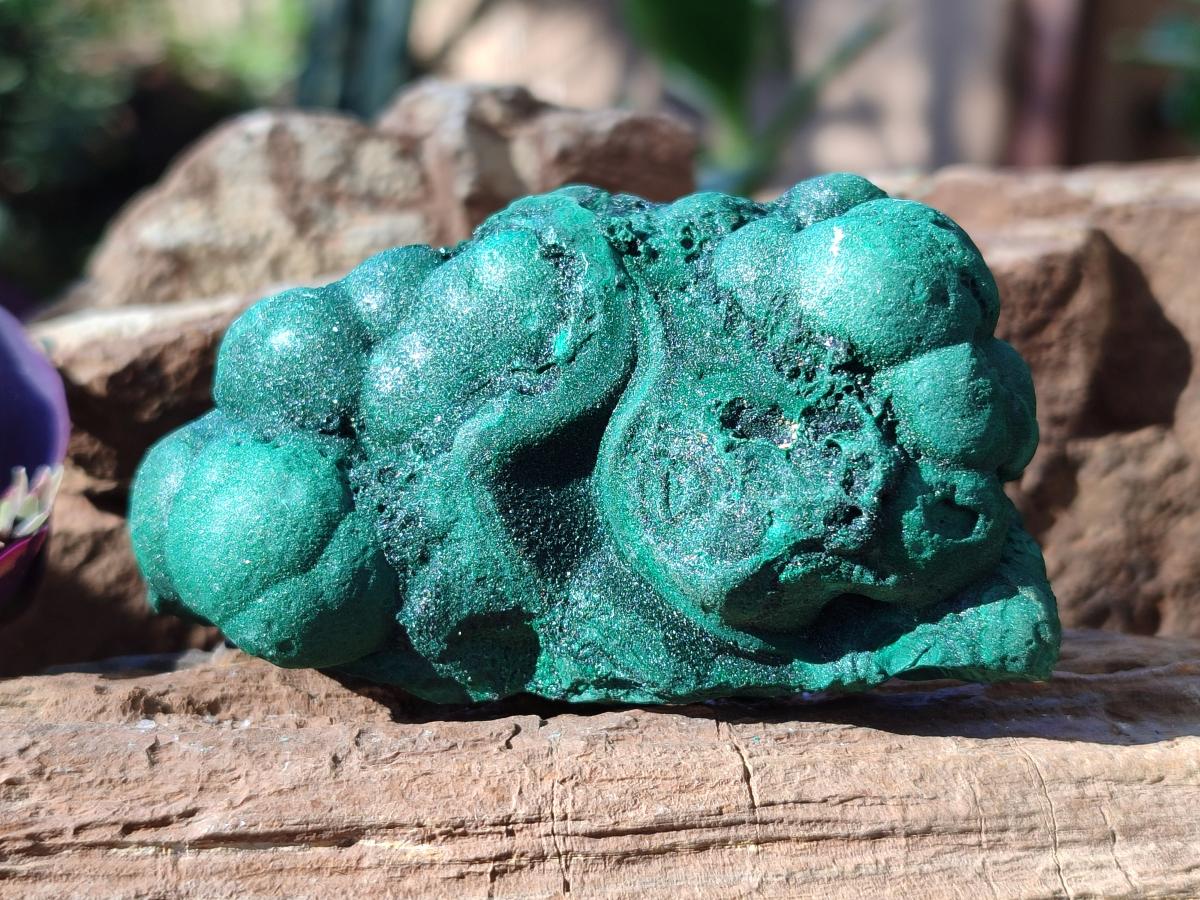 Natural Botryoidal Malachite Specimens x 12 From Congo - Toprock Gemstones and Minerals 