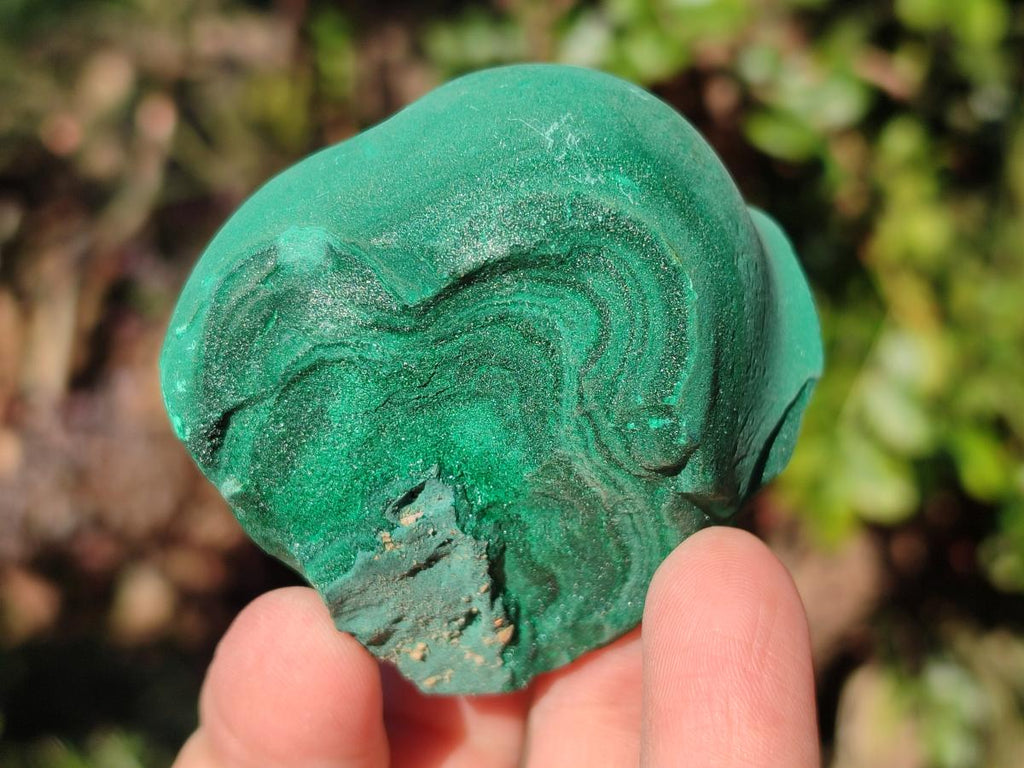 Natural Botryoidal Malachite Specimens x 12 From Congo - Toprock Gemstones and Minerals 