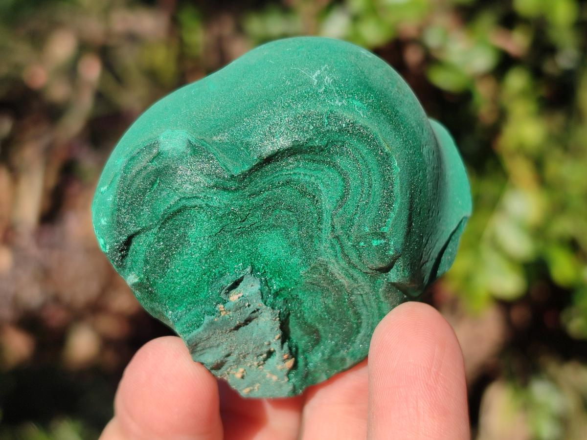 Natural Botryoidal Malachite Specimens x 12 From Congo - Toprock Gemstones and Minerals 