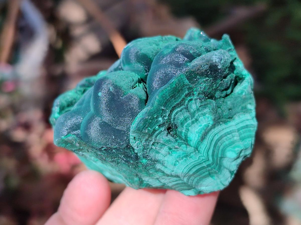 Natural Botryoidal Malachite Specimens x 12 From Congo - Toprock Gemstones and Minerals 