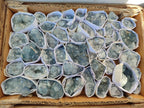 Natural Mini Blue Celestite Specimens x 48 From Sakoany, Madagascar - Toprock Gemstones and Minerals 