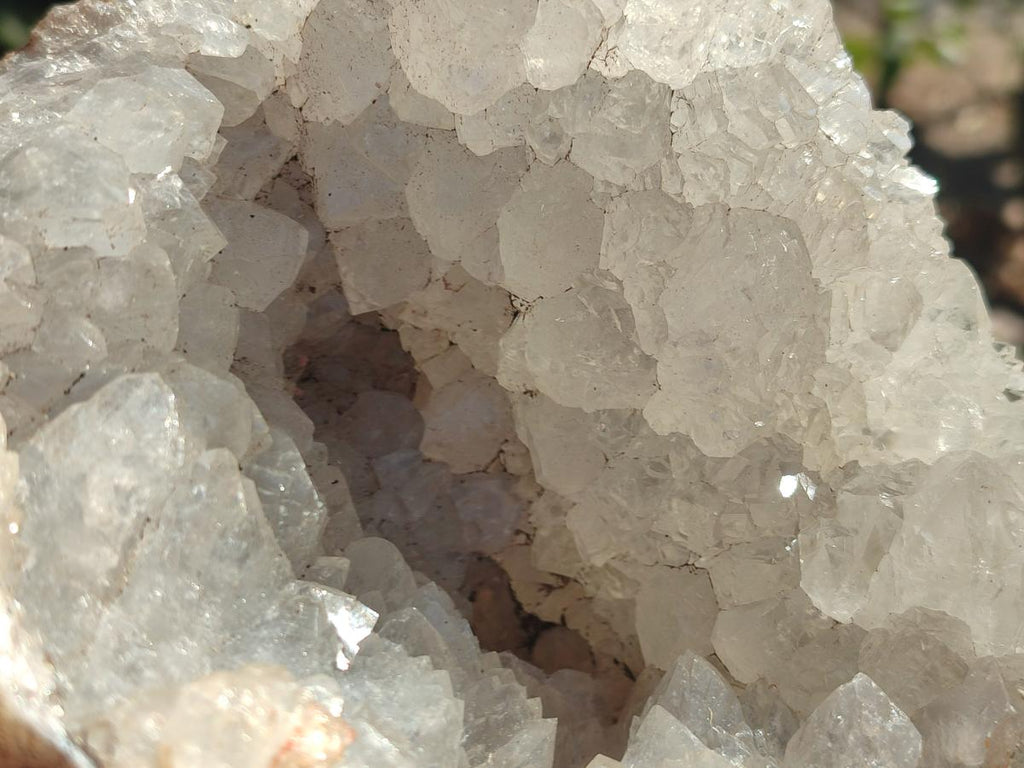Natural Crystalline Agate Geodes x 2 From Maintirano, Madagascar - Toprock Gemstones and Minerals 