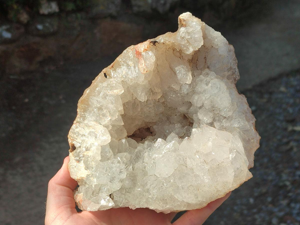 Natural Crystalline Agate Geodes x 2 From Maintirano, Madagascar - Toprock Gemstones and Minerals 