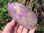 Polished Stichtite Standing Display Pieces x 2 From Barberton, South Africa - Toprock Gemstones and Minerals 