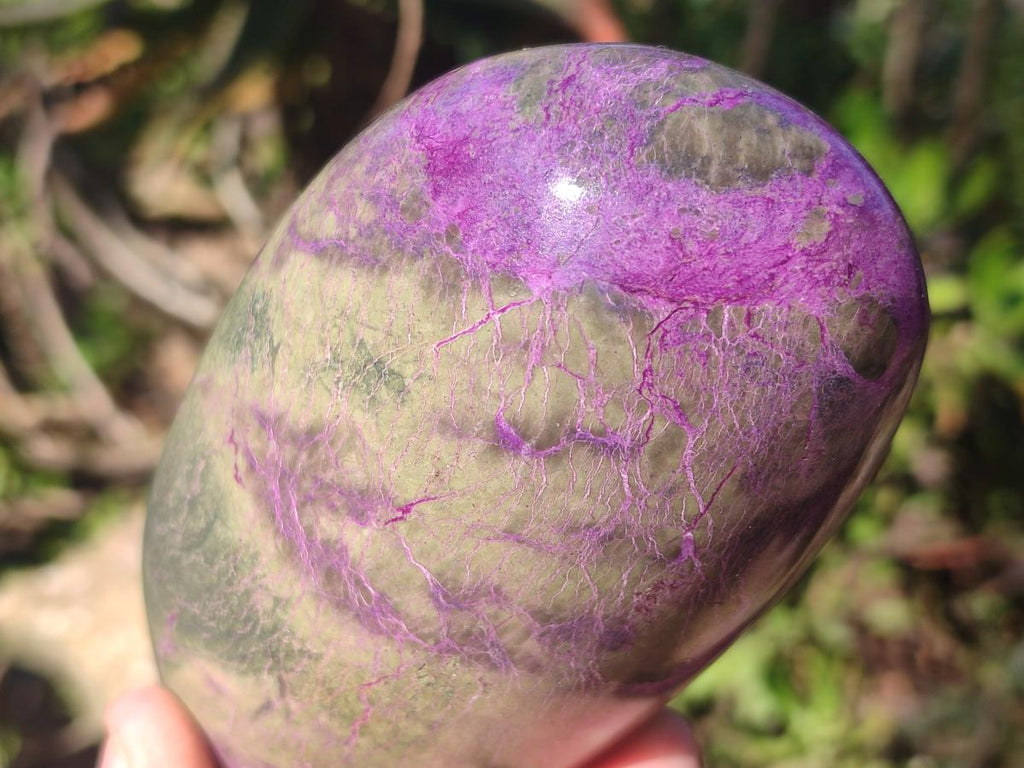 Polished Stichtite Standing Display Pieces x 2 From Barberton, South Africa - Toprock Gemstones and Minerals 