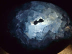 Polished and Natural Blue Celestite Free Forms x 6 From Sakoany, Madagascar - Toprock Gemstones and Minerals 