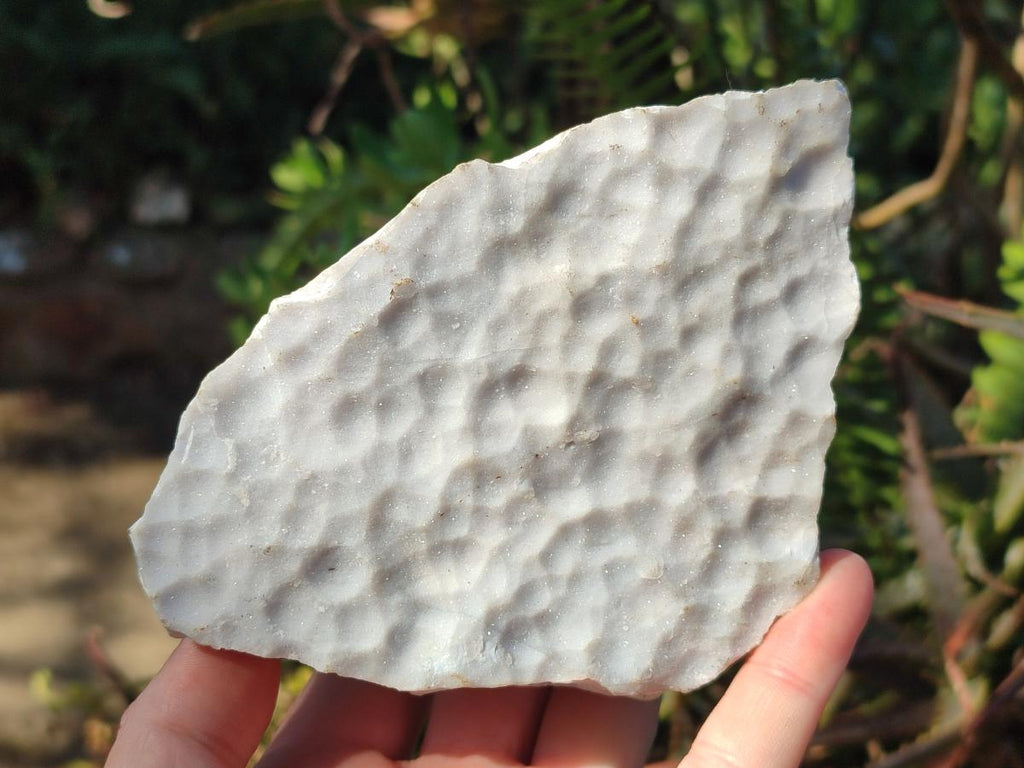 Natural Blue Lace Agate Specimens with Calcite x 3 From Namibia - Toprock Gemstones and Minerals 