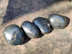 Polished Basalt Pharaoh Stone Galets x 4 From Iron Duke Mine, Zimbabwe - Toprock Gemstones and Minerals 