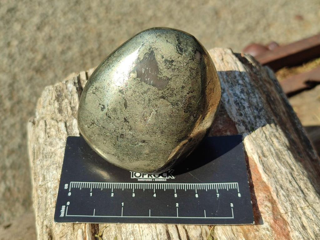 Polished Basalt Pharaoh Stone Galets x 4 From Iron Duke Mine, Zimbabwe - Toprock Gemstones and Minerals 