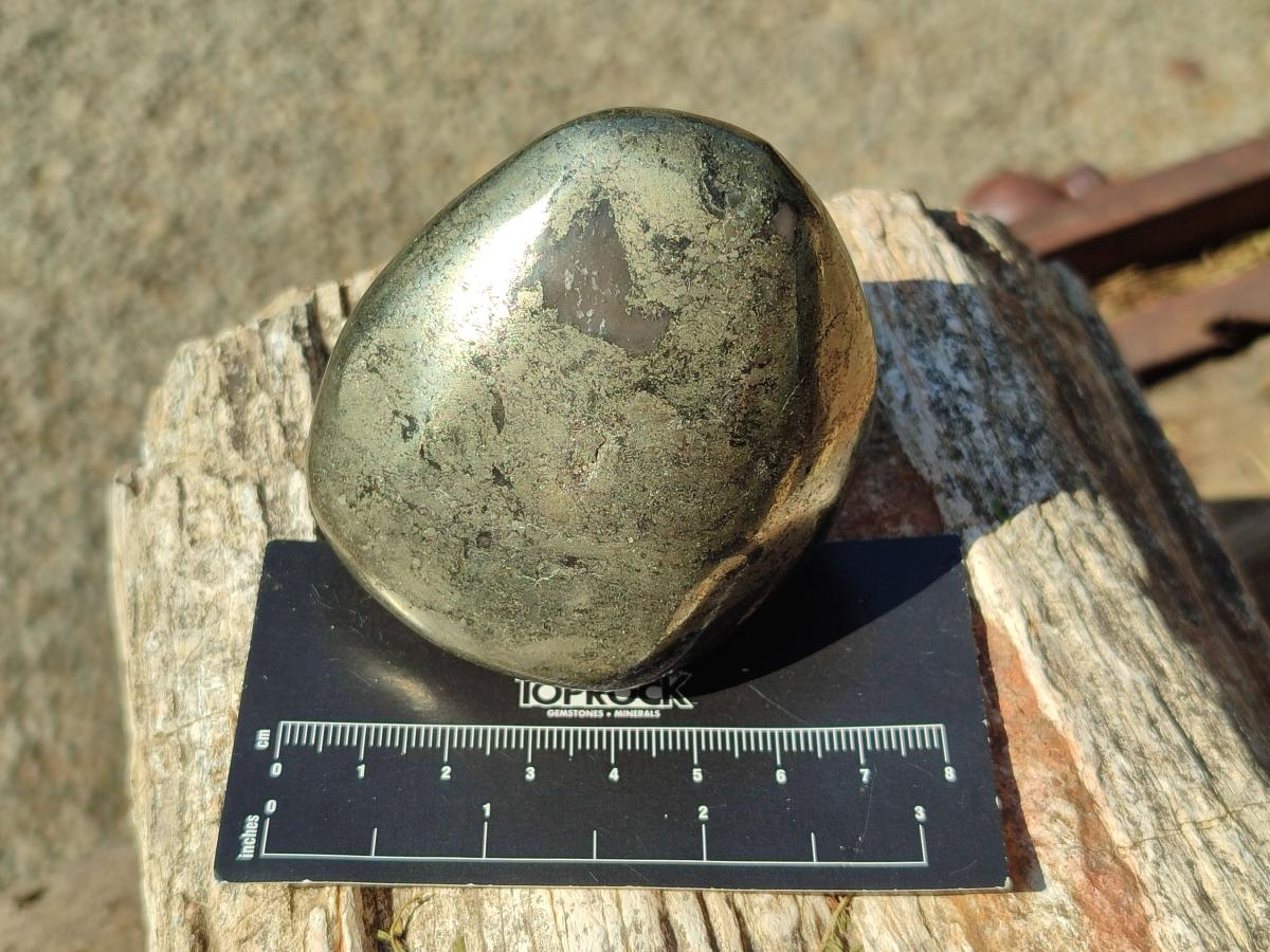 Polished Basalt Pharaoh Stone Galets x 4 From Iron Duke Mine, Zimbabwe - Toprock Gemstones and Minerals 
