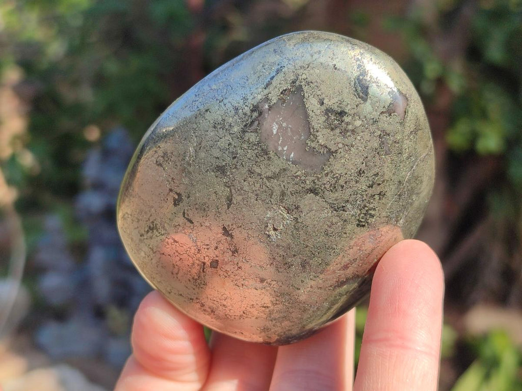 Polished Basalt Pharaoh Stone Galets x 4 From Iron Duke Mine, Zimbabwe - Toprock Gemstones and Minerals 