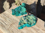 Natural Small Dioptase on Dolomite Specimens x 12 From Mashamba East Mine, Congo - Toprock Gemstones and Minerals 