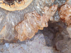 Natural XL Crystalline Agate Geode Specimens x 2 From Maintirano, Madagascar - Toprock Gemstones and Minerals 