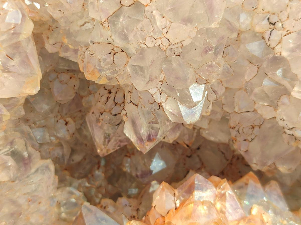 Natural XL Crystalline Agate Geode Specimens x 2 From Maintirano, Madagascar - Toprock Gemstones and Minerals 