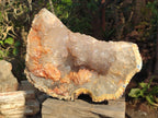 Natural XL Crystalline Agate Geode Specimens x 2 From Maintirano, Madagascar - Toprock Gemstones and Minerals 