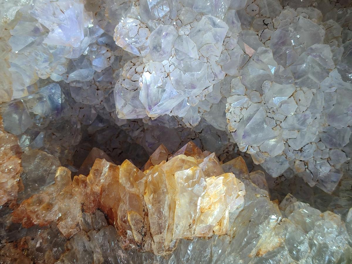 Natural XL Crystalline Agate Geode Specimens x 2 From Maintirano, Madagascar - Toprock Gemstones and Minerals 