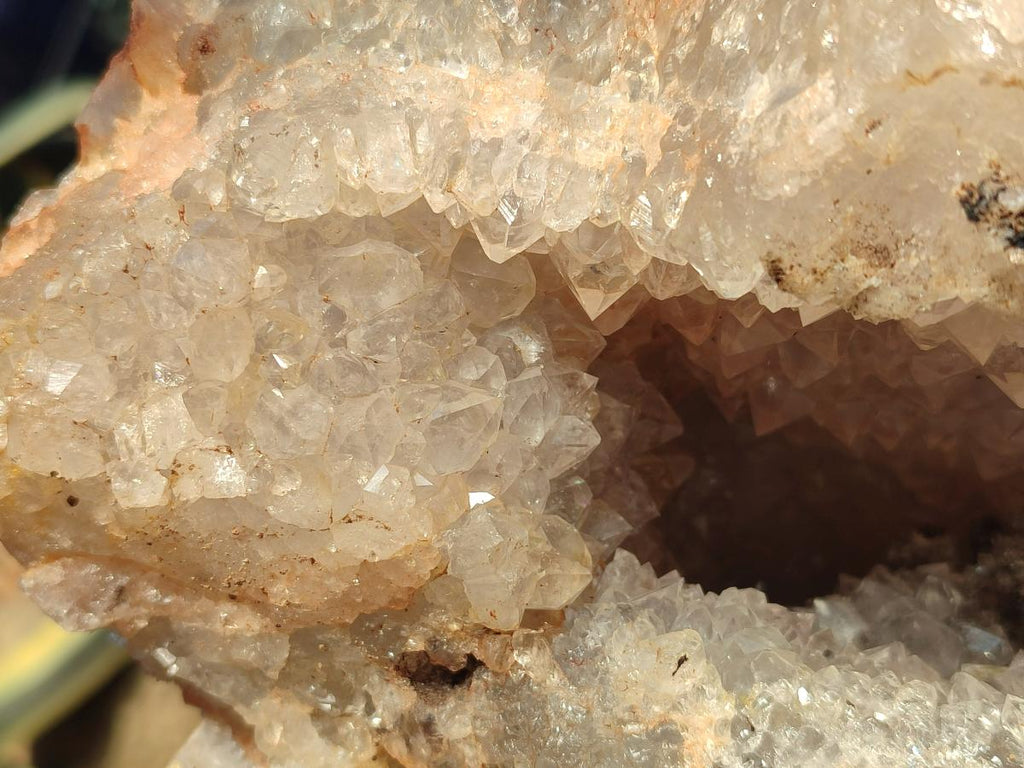 Natural XL Crystalline Agate Geode Specimens x 2 From Maintirano, Madagascar - Toprock Gemstones and Minerals 
