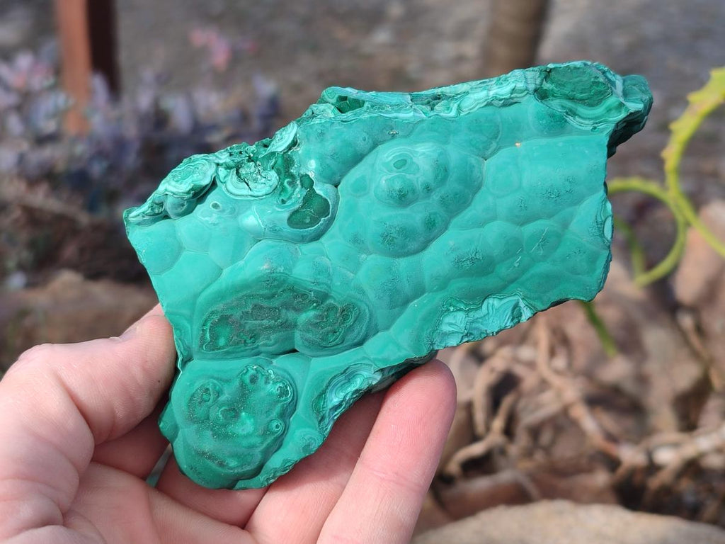 Natural Botryoidal Malachite Specimens x 6 From Congo - Toprock Gemstones and Minerals 