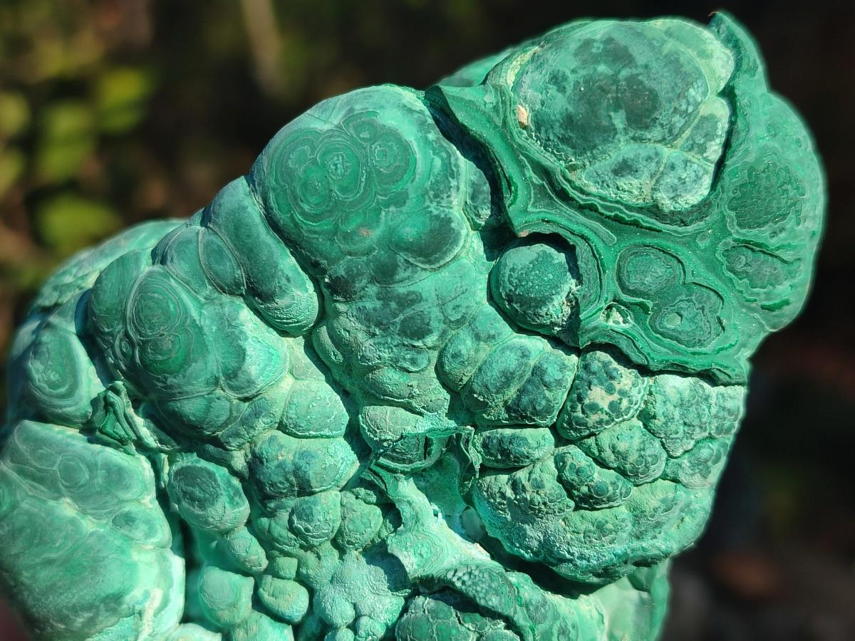 Natural Botryoidal Malachite Specimens x 6 From Congo - Toprock Gemstones and Minerals 