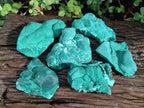 Natural Botryoidal Malachite Specimens x 6 From Congo - Toprock Gemstones and Minerals 