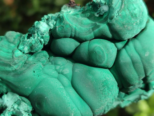 Natural Botryoidal Malachite Specimens x 6 From Congo - Toprock Gemstones and Minerals 