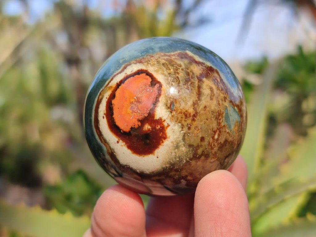 Polished Polychrome Jasper Spheres x 12 From Androka, Madagascar - Toprock Gemstones and Minerals 