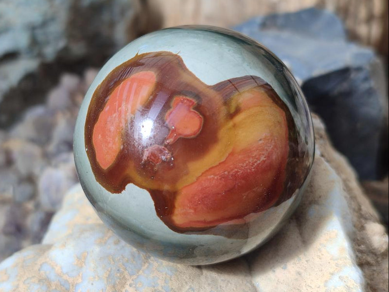 Polished Polychrome Jasper Spheres x 12 From Androka, Madagascar - Toprock Gemstones and Minerals 