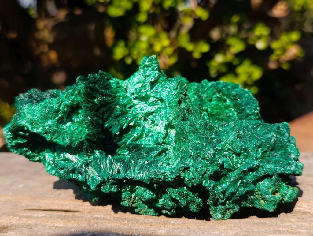 Natural Large Silky Malachite Specimen x 1 From Kasompe, Congo - Toprock Gemstones and Minerals 