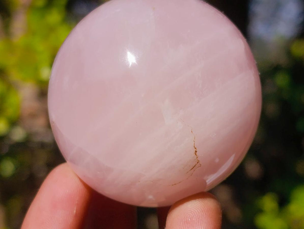 Polished Gemmy Star Rose Quartz Spheres x 5 From Madagascar - Toprock Gemstones and Minerals 