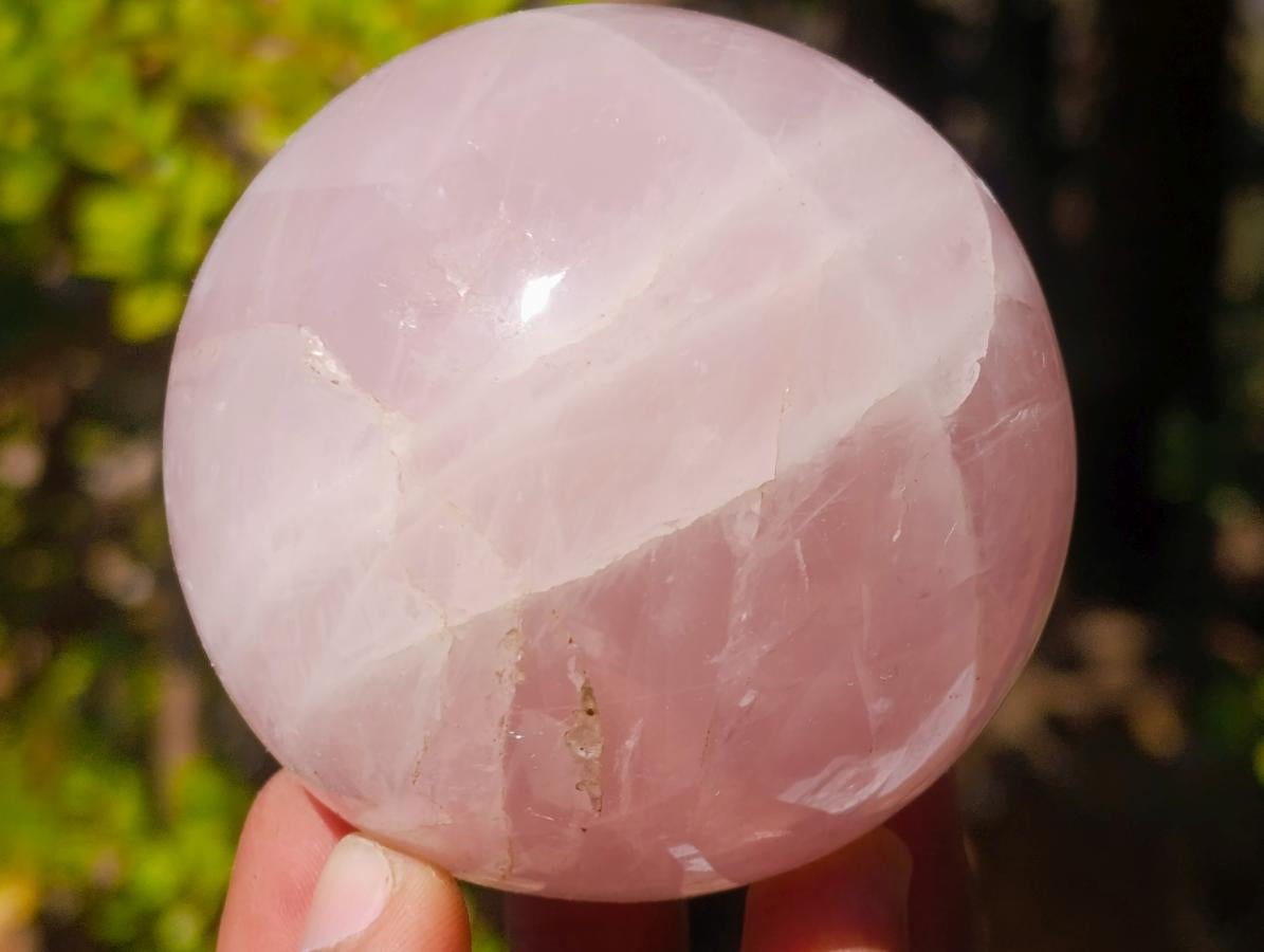 Polished Gemmy Star Rose Quartz Spheres x 5 From Madagascar - Toprock Gemstones and Minerals 