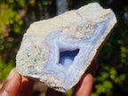 Natural Blue Lace Agate Geode Specimens x 21 From Nsanje, Malawi - Toprock Gemstones and Minerals 