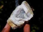 Natural Blue Lace Agate Geode Specimens x 21 From Nsanje, Malawi - Toprock Gemstones and Minerals 