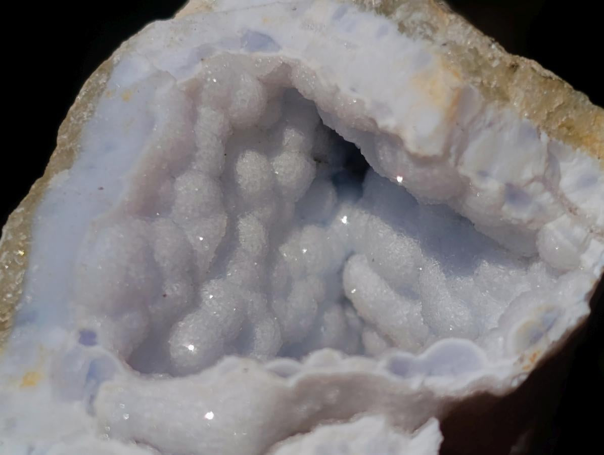 Natural Blue Lace Agate Geode Specimens x 21 From Nsanje, Malawi - Toprock Gemstones and Minerals 