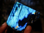 Polished One Side Labradorite Slices x 24 From Madagascar - Toprock Gemstones and Minerals 