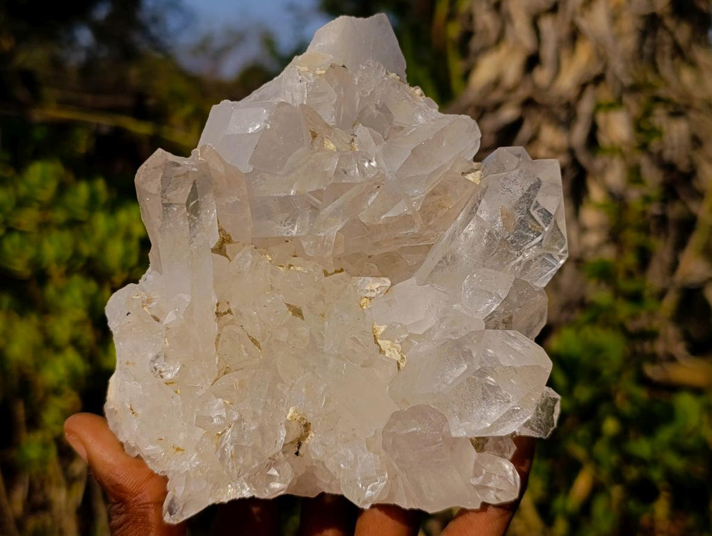 Natural Malagasy Quartz Clusters x 4 From Madagascar - Toprock Gemstones and Minerals 