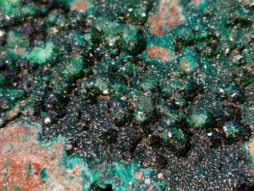 Natural Botryoidal Crystalline Malachite Specimens x 6 From Tenke Fungurume, Congo - Toprock Gemstones and Minerals 