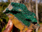 Natural Botryoidal Crystalline Malachite Specimens x 6 From Tenke Fungurume, Congo - Toprock Gemstones and Minerals 