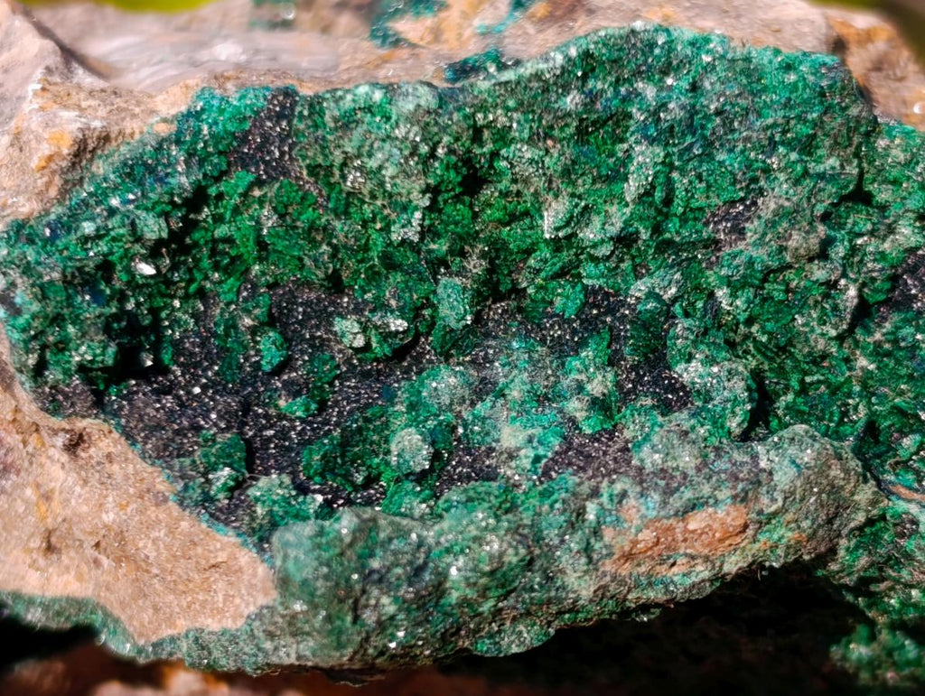Natural Botryoidal Crystalline Malachite Specimens x 6 From Tenke Fungurume, Congo - Toprock Gemstones and Minerals 