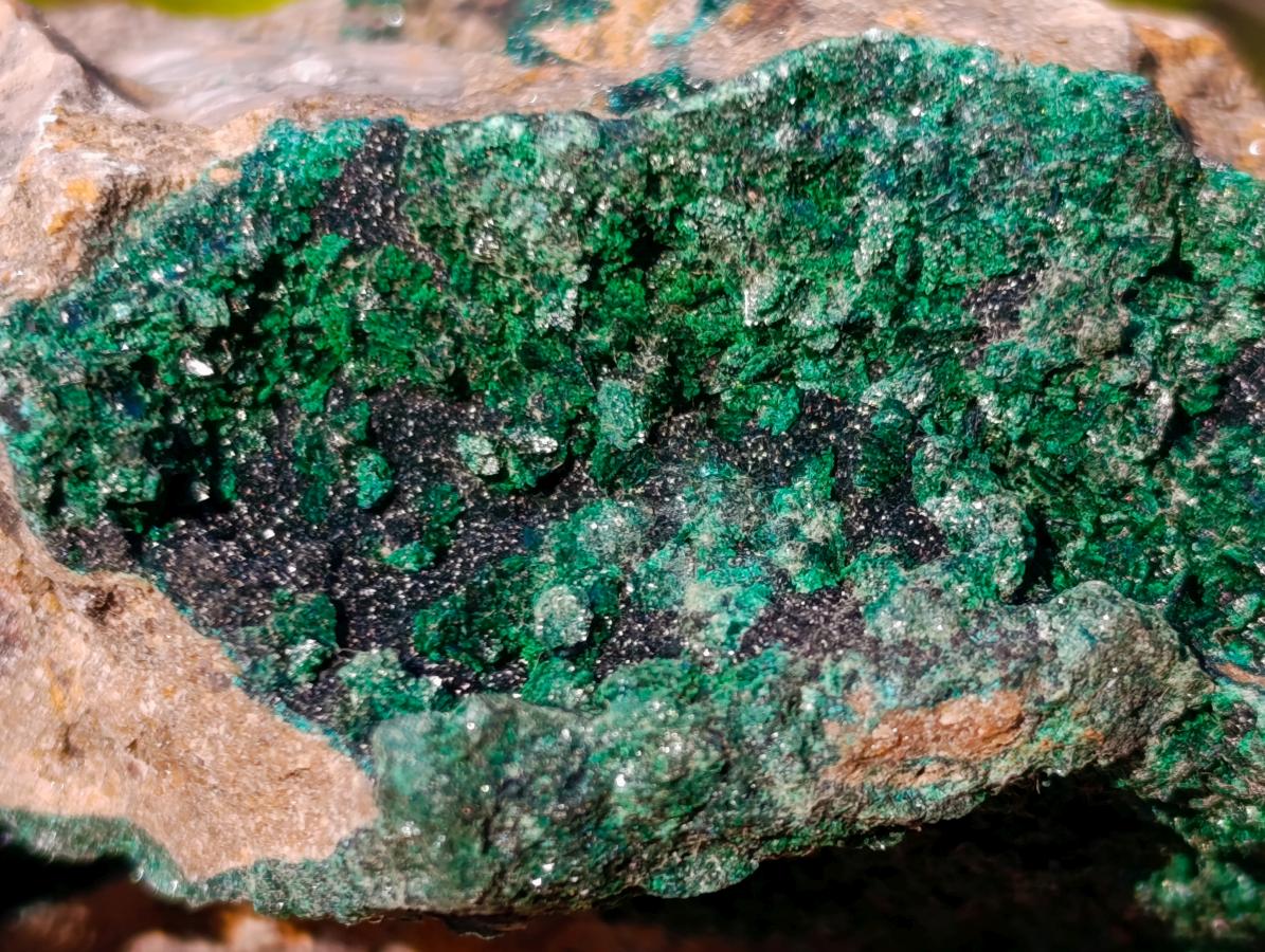 Natural Botryoidal Crystalline Malachite Specimens x 6 From Tenke Fungurume, Congo - Toprock Gemstones and Minerals 