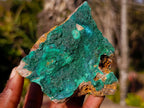 Natural Botryoidal Crystalline Malachite Specimens x 6 From Tenke Fungurume, Congo - Toprock Gemstones and Minerals 