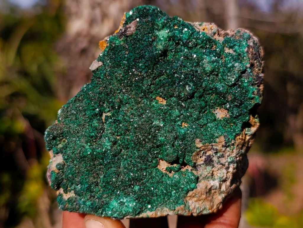 Natural Botryoidal Crystalline Malachite Specimens x 6 From Tenke Fungurume, Congo - Toprock Gemstones and Minerals 