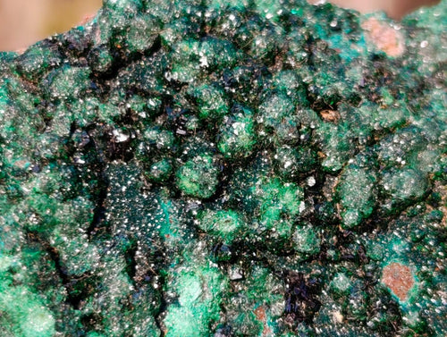 Natural Botryoidal Crystalline Malachite Specimens x 6 From Tenke Fungurume, Congo - Toprock Gemstones and Minerals 