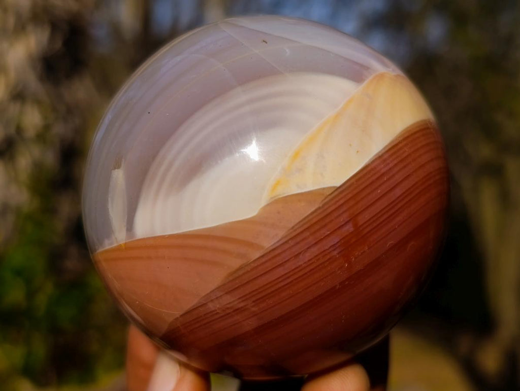 Polished Polychrome Jasper Mushrooms x 3 From Androka, Madagascar - Toprock Gemstones and Minerals 