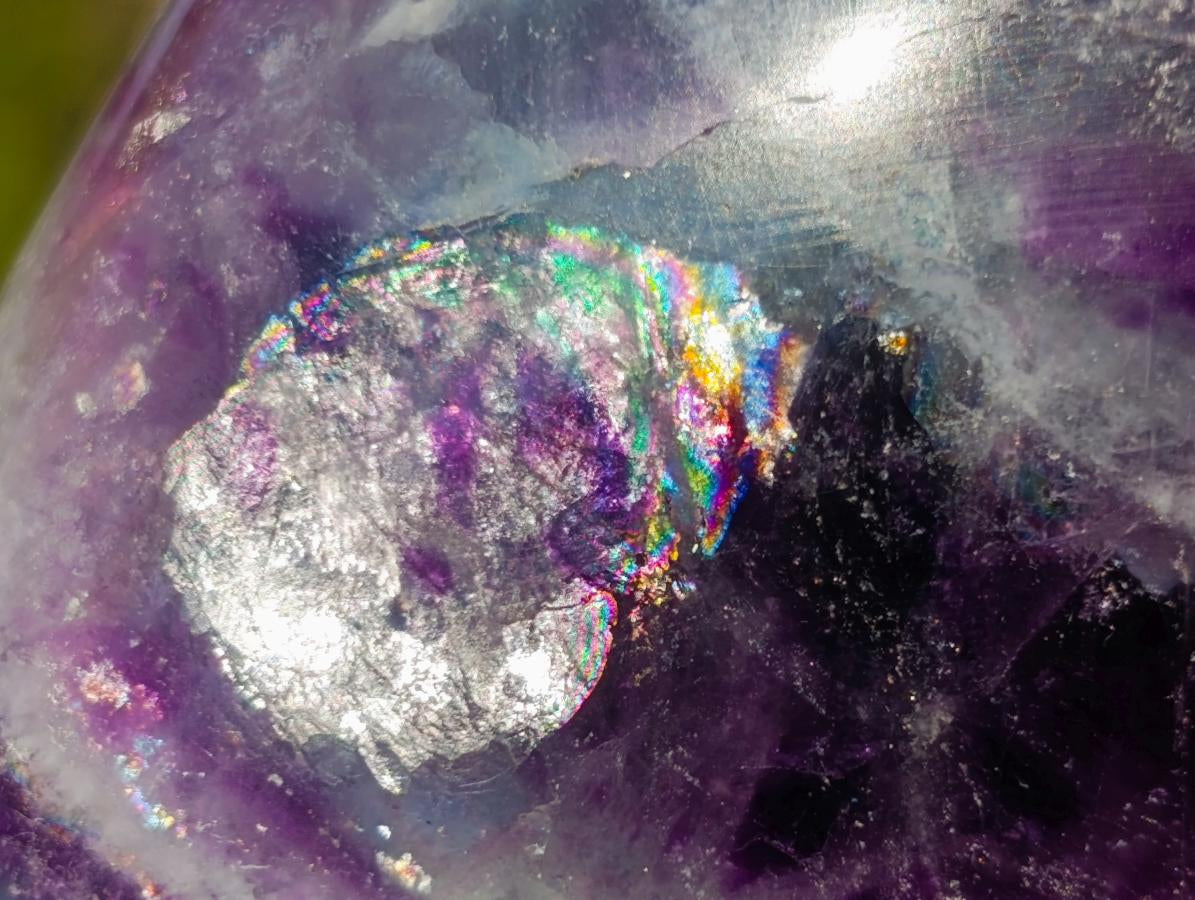 Polished Watermelon Fluorite Standing Display Pieces x 3 From Uis, Namibia - Toprock Gemstones and Minerals 