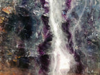 Polished Watermelon Fluorite Standing Display Pieces x 3 From Uis, Namibia - Toprock Gemstones and Minerals 