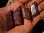 Polished Banded Tiger Iron Pendant Free Forms x 35 From South Africa - Toprock Gemstones and Minerals 