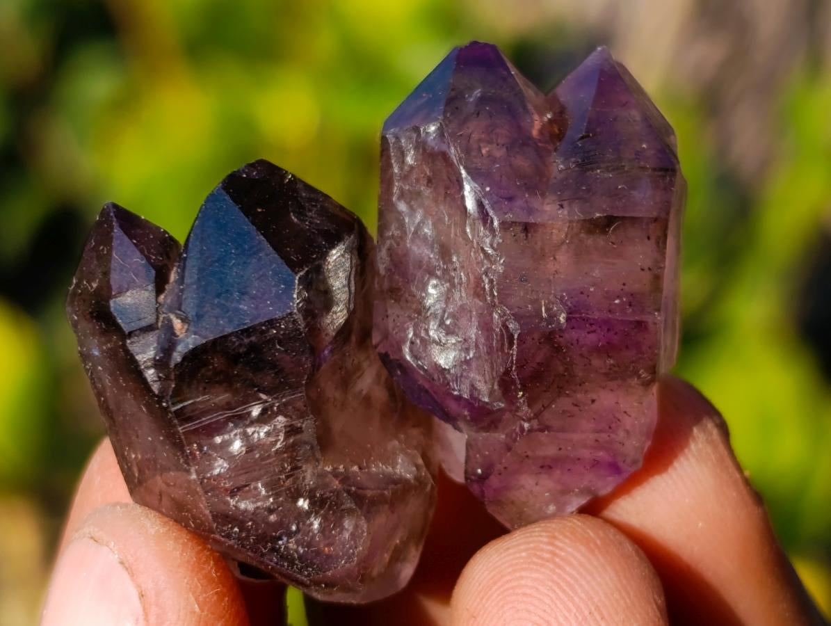 Natural Window Amethyst Crystal x 70 From Chiredzi, Zimbabwe - Toprock Gemstones and Minerals 