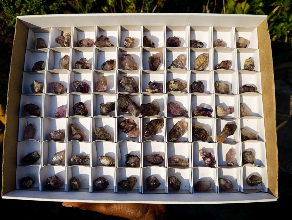 Natural Window Amethyst Crystal x 70 From Chiredzi, Zimbabwe - Toprock Gemstones and Minerals 