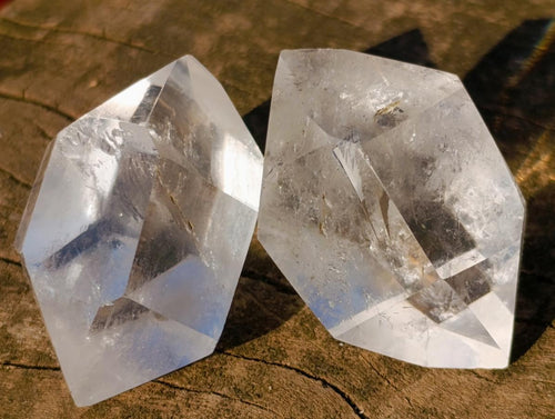 Polished Double Terminated Clear Quartz Crystals x 35 From Madagascar - Toprock Gemstones and Minerals 