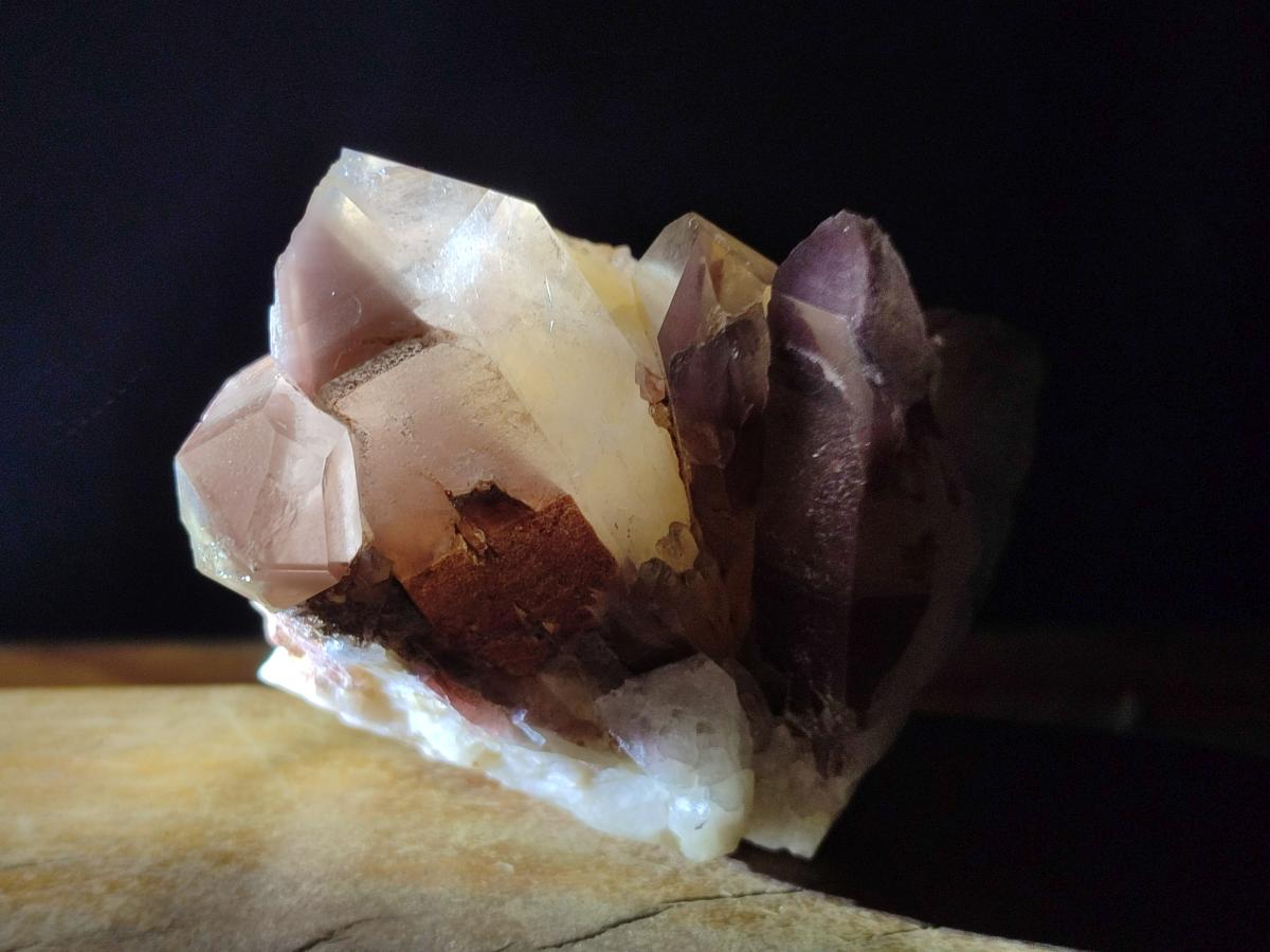 Natural Red Hematoid Quartz Crystals and Clusters x 4 From Karoi, Zimbabwe - Toprock Gemstones and Minerals 
